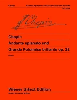 Chopin : Andante Spianato And Grande Polonaise Brillante: Op22: Piano (Wiener Urtext)