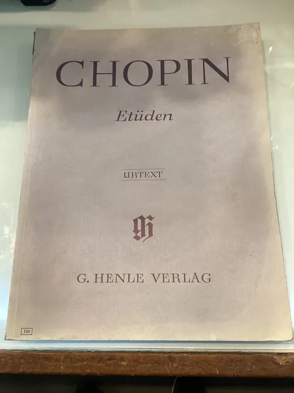 Chopin Eduden Urtext – Etudes Op.1 0 and Op. 25 G.HENLE VERLAG (B-Stock)