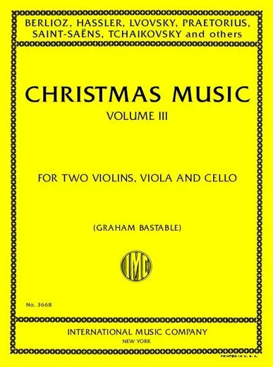 Christmas Music for String Quartet – Volume 3
