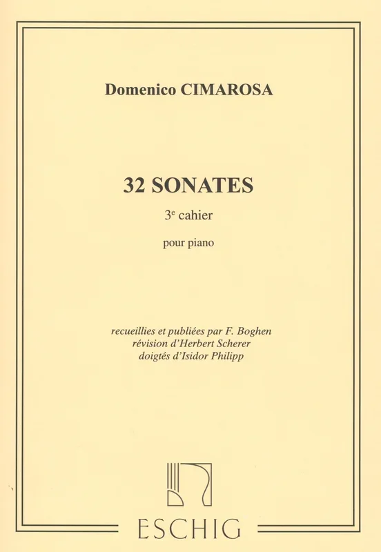 Cimarosa: Piano Sonatas – Volume 3 (Nos. 21-32)