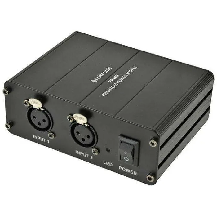 Citronic Dual Channel Phantom Power Unit