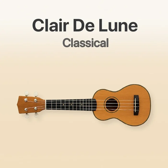 Clair De Lune – Ukulele Tab