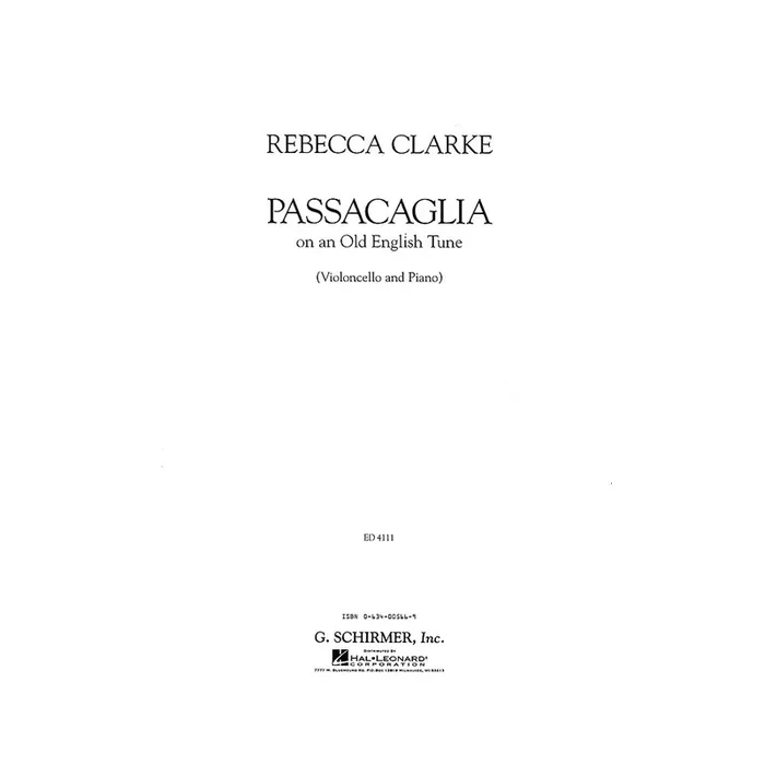 Clarke, Rebecca – Passacaglia