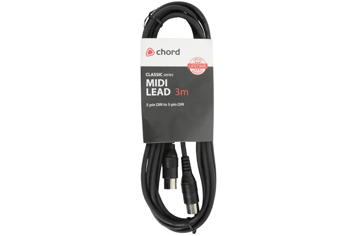 Classic Midi Lead 5 Pin Din Plug – Plug 3.0m