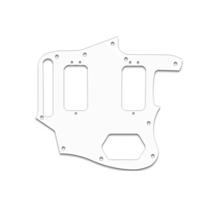 Classic Player Jaguar Special HH – Solid Shiny White .090″ / 2.29mm thick, with bevelled edge