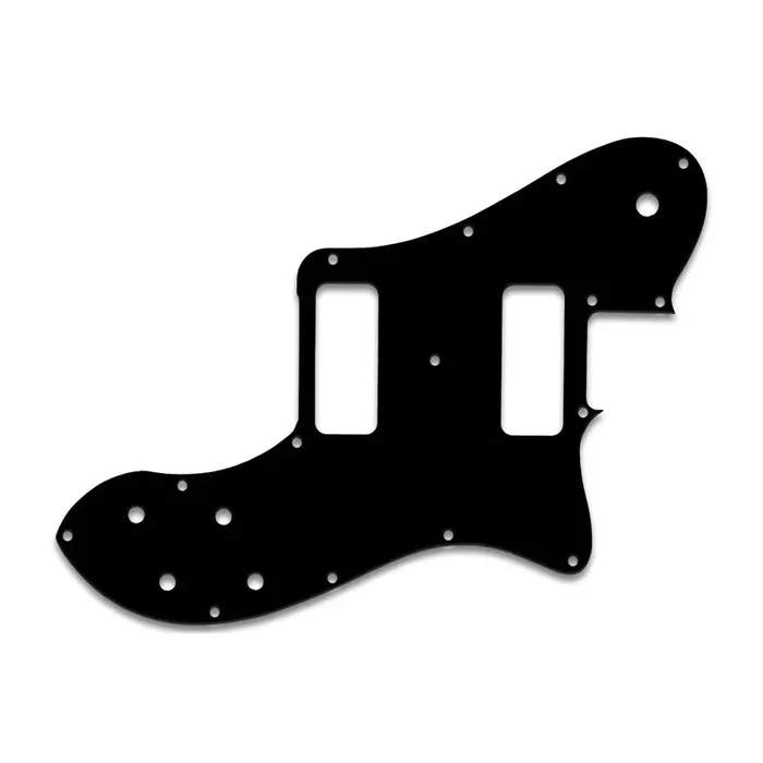 Classic Player Telecaster Deluxe Black Dove – Thin Shiny Black .060″ / 1.52mm Thickness, No Bevelled Edge