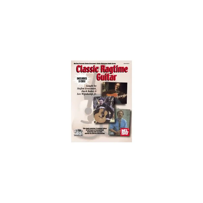 Classic Ragtime Guitar Book/3-Cd Set