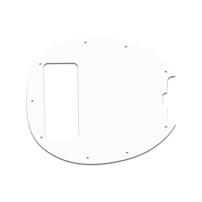 Classic Stingray 5 String Bass – Thin Shiny White .060″ / 1.52mm Thickness, No Bevelled Edge