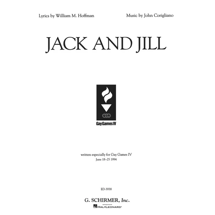 Corigliano, John – Jack and Jill