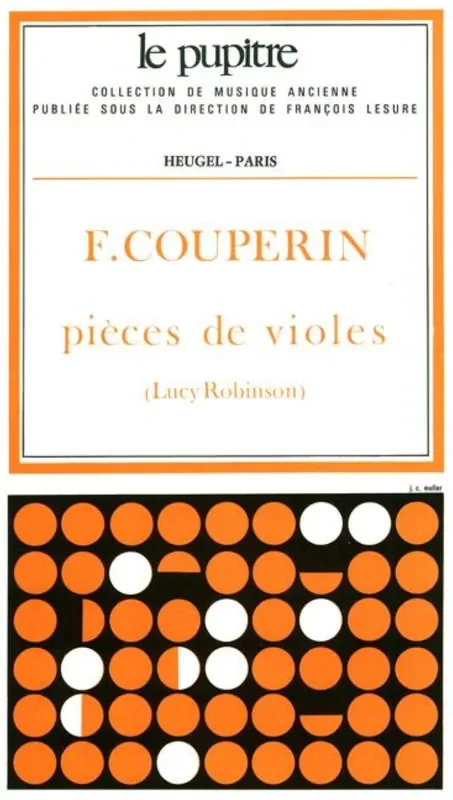Couperin, F Pieces de Viole for Viola da Gamba