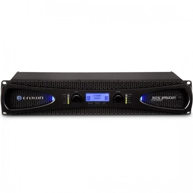 Crown XLS 2502 Power Amplifier 2-Ch 775W 4Ohm w/ DSP Control
