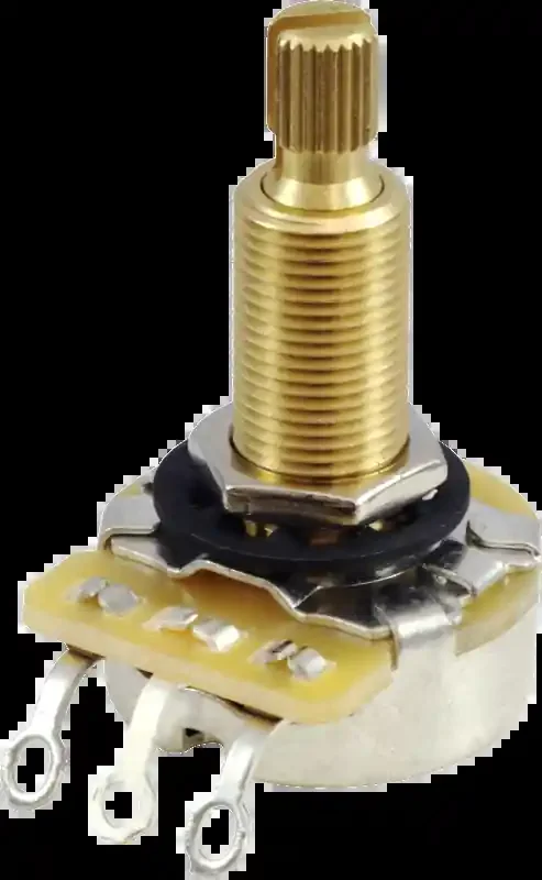 CTS – 500k Audio, Knurled Shaft, 3/4 Bushing – Long Shaft