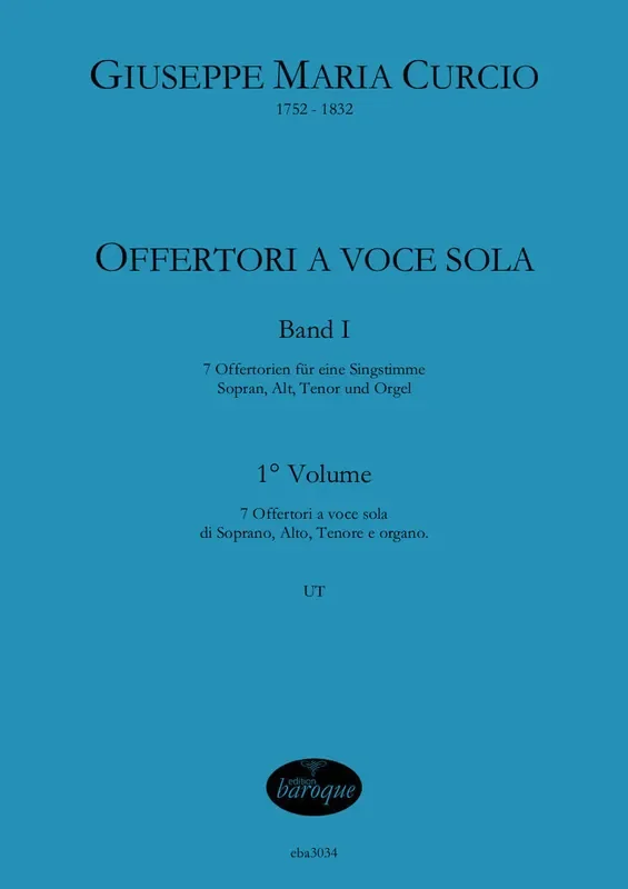 Curcio Offertori a voce sola, Vol. 1