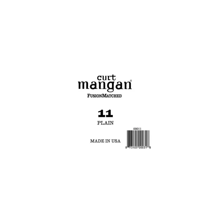 Curt Mangan Plain Steel 11 (.011‚Äù) Electric/Acoustic Guitar Single String, Ball-End