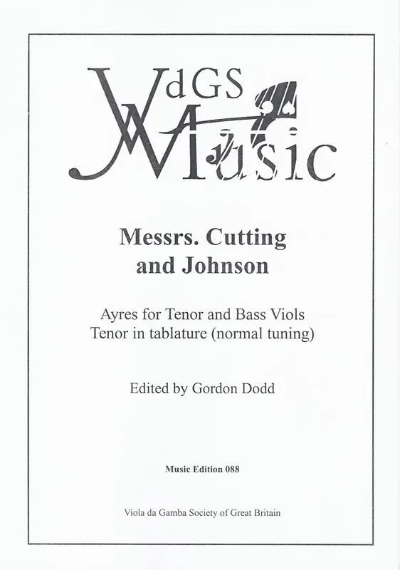 Cutting/ Johnson Ayres for Tenor and Bass Viols