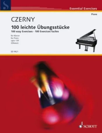 Czerny : 100 Easy Exercises Op.139 Piano (Schott)