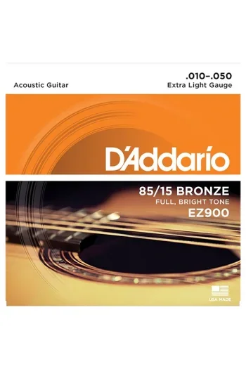 D’Addario Acoustic Guitar EZ900 85/15 Bronze Extra Light 10-50