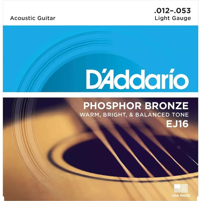 D’ADDARIO EJ16 Light Acoustic Guitar Strings
