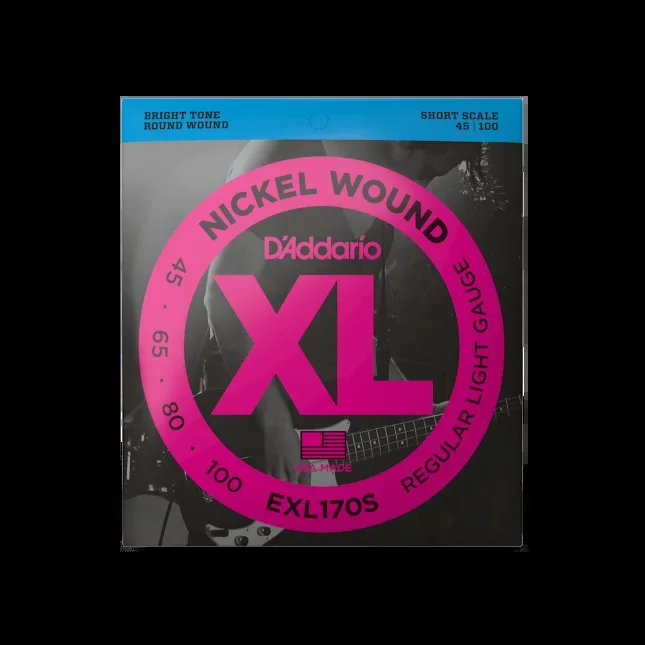 D’Addario, EXL170, 45-100 Regular Light, long Scale, XL Nickel Bass Strings
