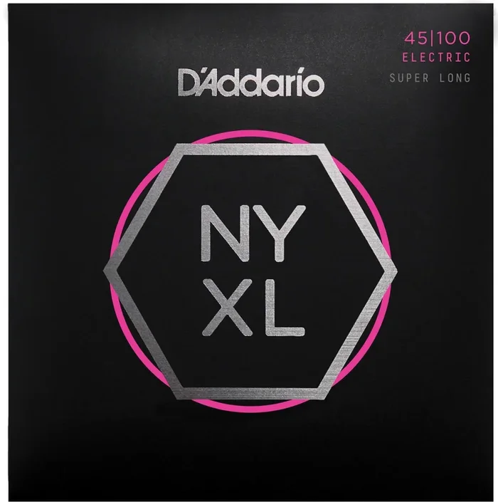 D’Addario NYXL45100SL Super Long Scale Regular Light Bass Strings 45-100