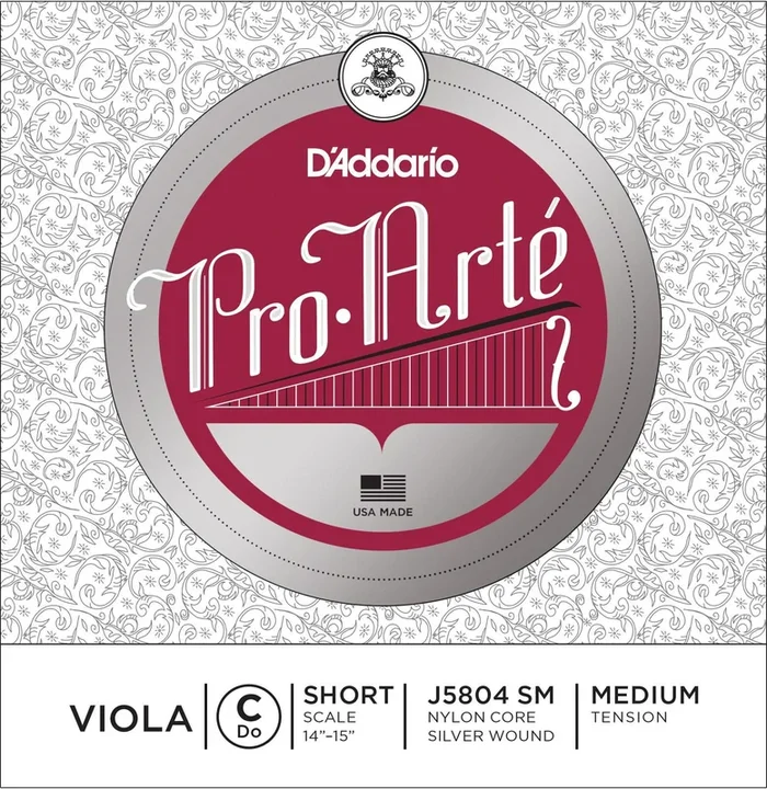 D’Addario Pro-Arte Viola Single C String, Short Scale, Medium Tension
