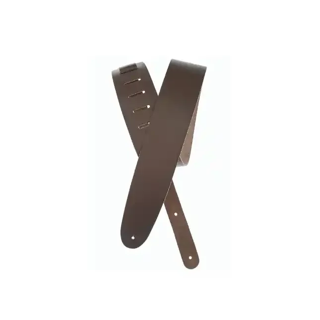 D‘Addario Basic Classic Leather Guitar Strap, Brown