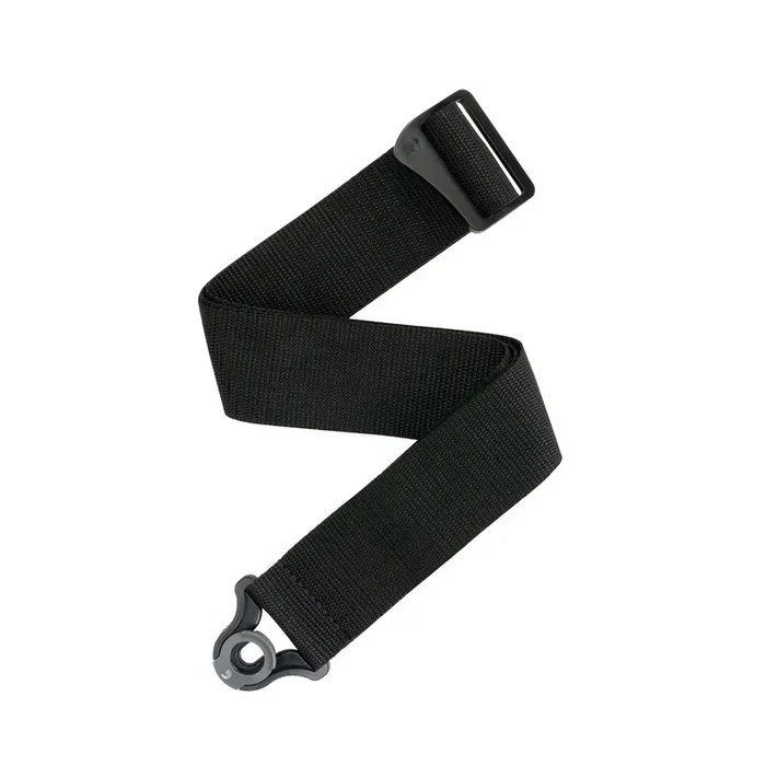 D‘Addario Black Polypro Auto Lock Guitar Strap