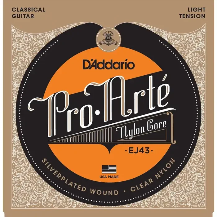D‘Addario (EJ43) Pro Arte Classical Guitar Strings – Light Tension