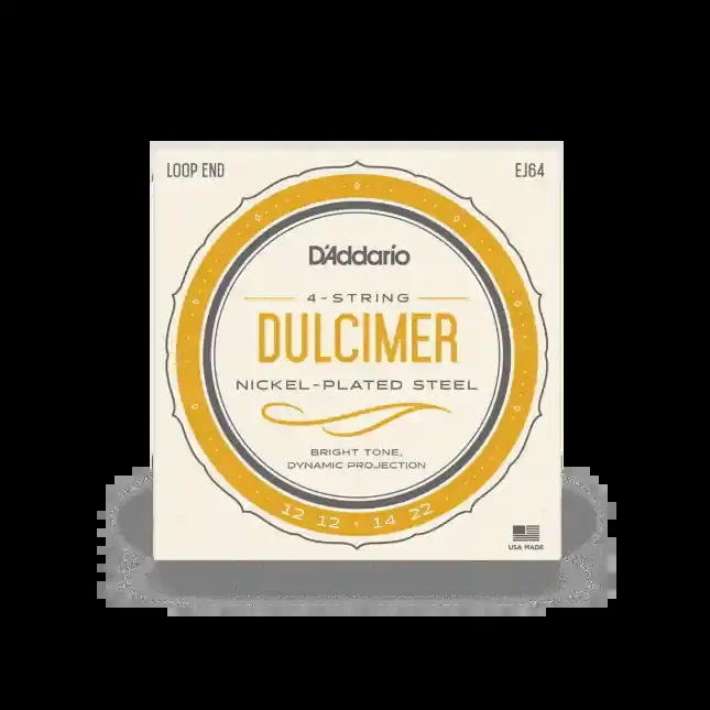 D‘Addario EJ64 Dulcimer, 4-String, Nickel Strings
