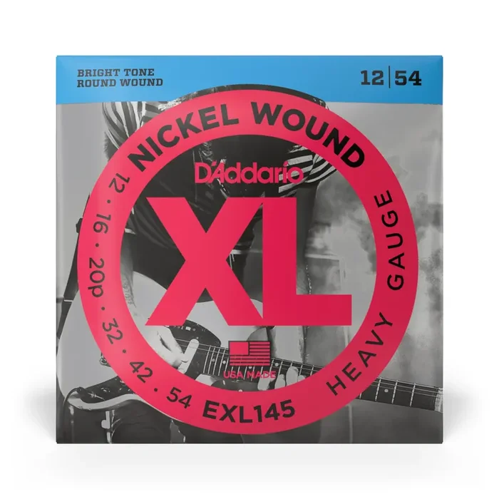 D‘Addario EXL145 Nickel Wound 12-54 Electric Guitar Strings, Heavy