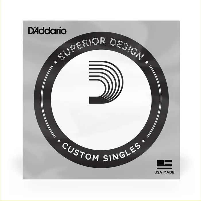 D‘Addario FT042 Flat Top Semi-Flat Phosphor Bronze Acoustic Guitar Single String .042