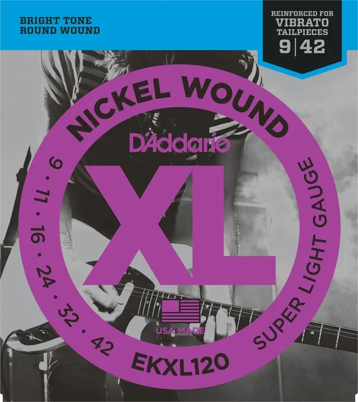 D‘Addario Nickel Wound Strings Super Light 09-42 Gauge