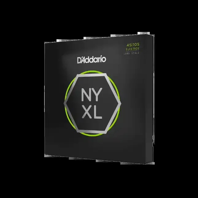 D‘Addario NYXL Bass Strings, Regular Light Top/Medium Bottom, Long Scale 45-105