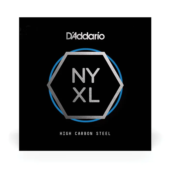 D‘Addario NYXL High Carbon Plain Steel 22 (.022″) Single Guitar String [NYS022]