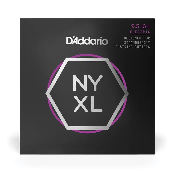 D‘Addario NYXL Strandberg 7-String Nickel Wound 9.5-64 Electric Guitar Strings