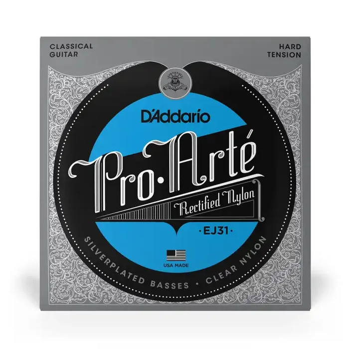 D‘Addario Pro-Arté EJ31 Hard Tension Classical Guitar Strings w/ Rectified Nylon Trebles