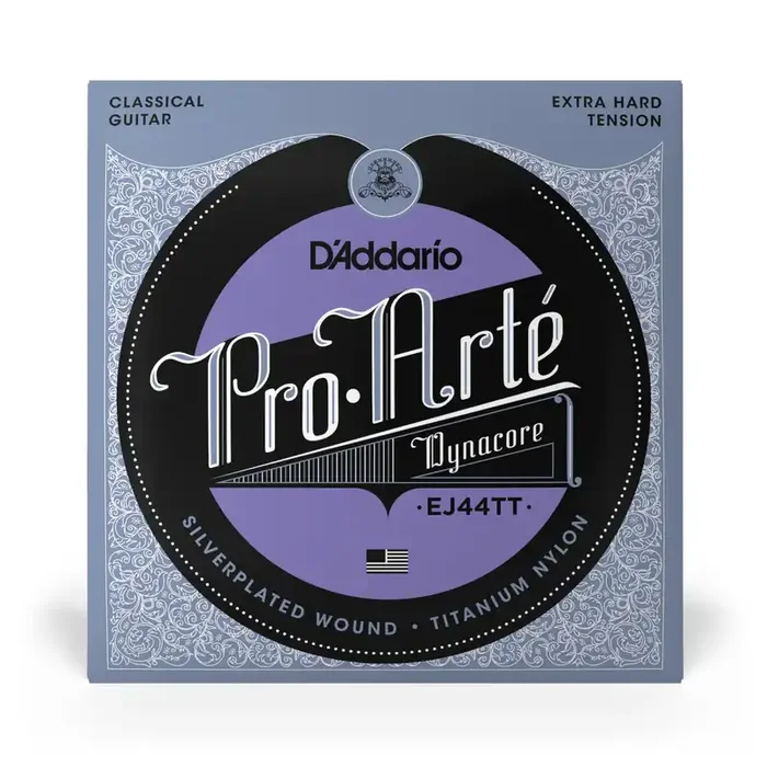 D‘Addario Pro-Arté EJ44TT Extra-Hard Tension Dynacore Classical Guitar Strings w/ Titanium Trebles