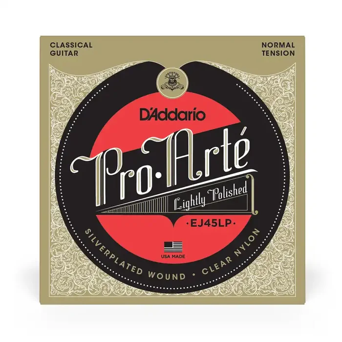 D‘Addario Pro-Arté EJ45LP Normal Tension Lightly Polished Classical Guitar Strings w/ Composite Cores