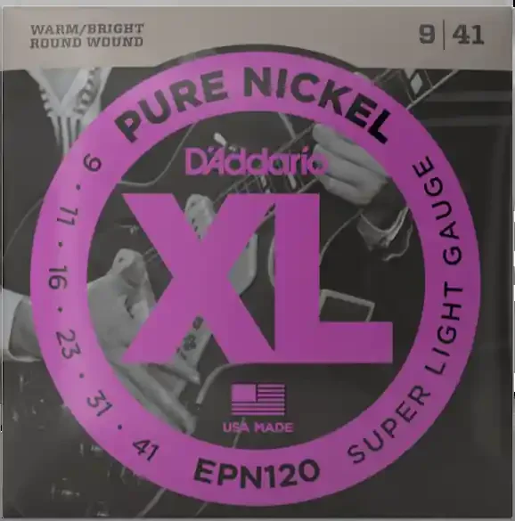 D‘Addario Pure Nickel Strings Super Light 9-41 Gauge