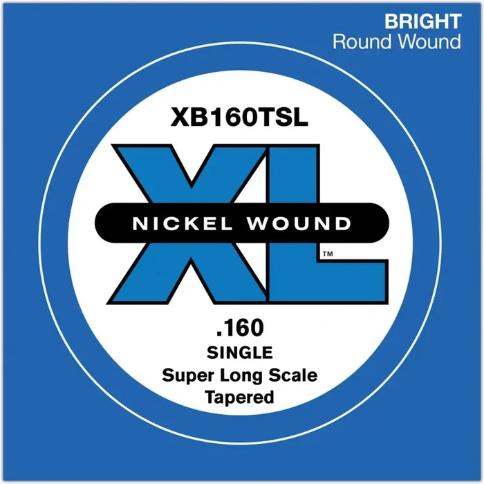 D‘Addario XB160TSL Nickel Wound XL Bass Single String .160 Super Long Scale