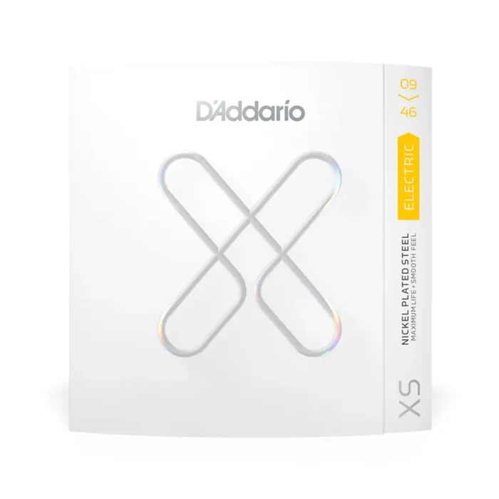 D‘Addario XSE0946 Nickel-plated Steel Coated Electric Guitar Strings, Super Light Top, 9-46