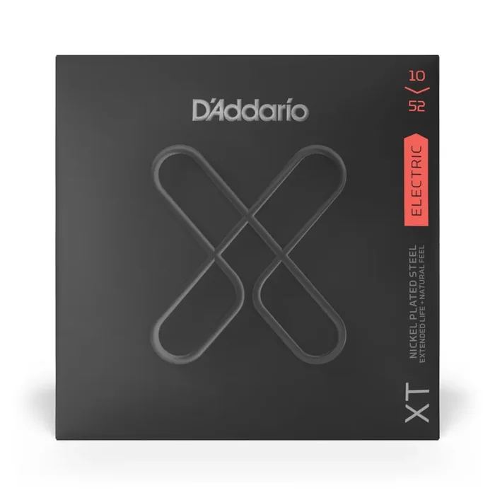 D‘Addario XT Nickel 10-52 Electric Guitar Strings, Light-Top/Heavy-Bottom