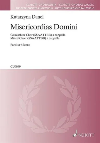 Danel : Misericordias Domini: Mixed Choir (SSAATTBB) (Schott)