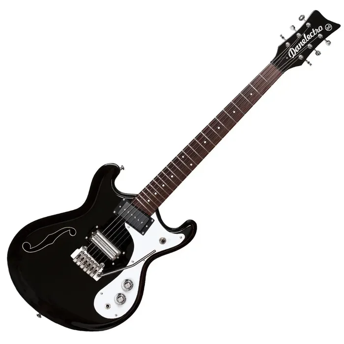 Danelectro ‘66T Guitar with Vibrato ~ Gloss Black