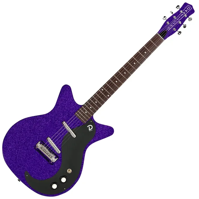 Danelectro Blackout ‘59M NOS+ Electric Guitar ~ Purple Metalflake