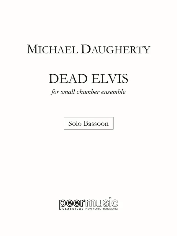Daugherty: Dead Elvis