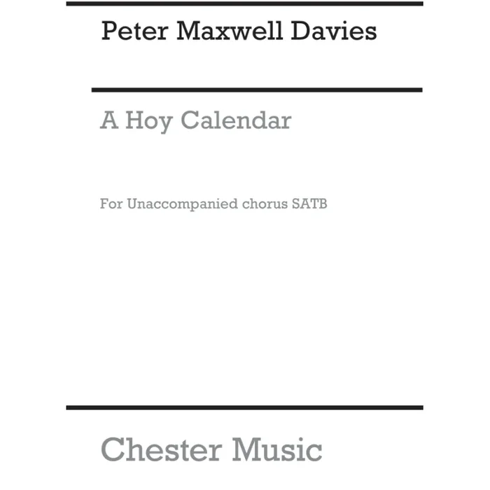 Davies, Peter Maxwell – A Hoy Calendar