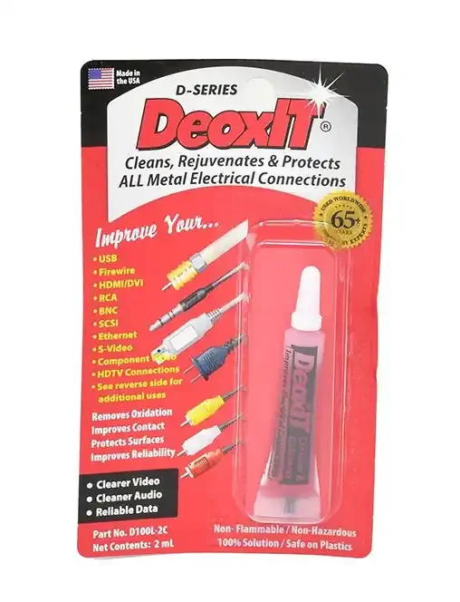DeoxIT® D100L-2C Squeeze Tube – CAIG Contact Cleaner & Deoxidizer