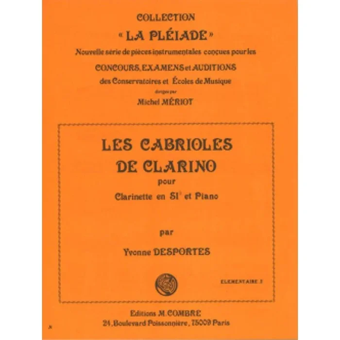 Desportes, Yvonne – Les cabrioles de Clarino