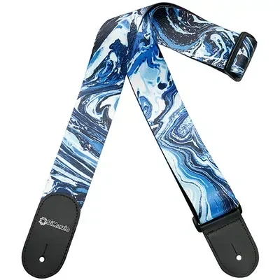 Dimarzio Steve Vai Swirl Pattern Guitar Strap – Blue Universe
